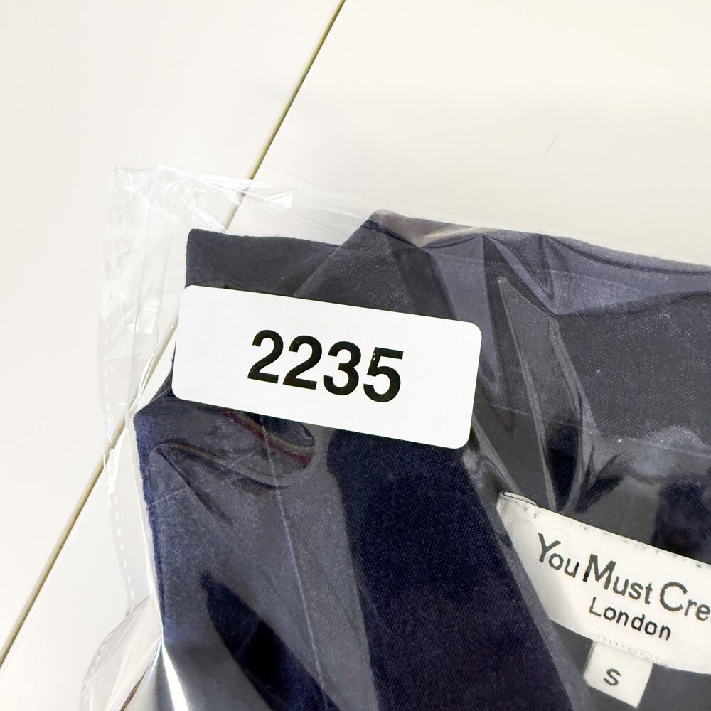 Ymc You Must Create 100% Cotton Button Up Navy Bl… - image 8